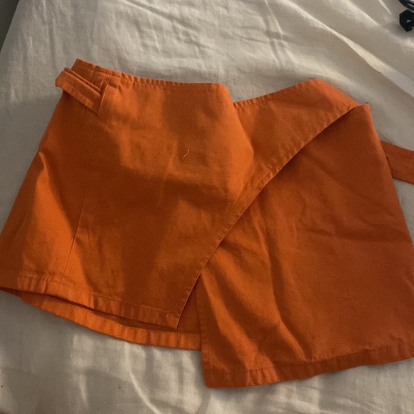 EBdenim orange slit skirt - Picture 5 of 6